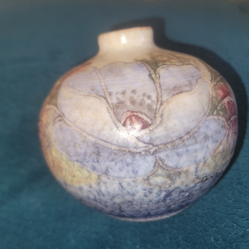 Floral Ceramic Vase - Multicolor
